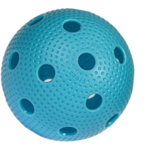 FREEZ BALL OFFICIAL Florbalový míček, modrá, velikost os