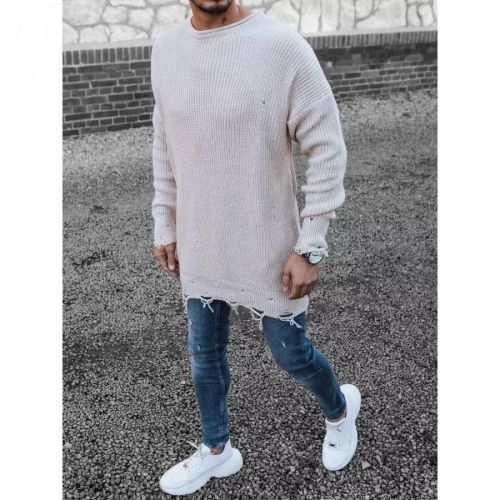 Dstreet WX1965 men's beige sweater