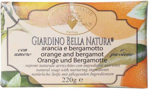 Raphael Rosalee Soap Orange & Bergamot No. 22 Tuhé mýdlo s vůní pomeranče a bergamotu 220g
