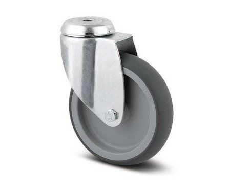 Kolečko přístrojové otočné 125mm pro čep