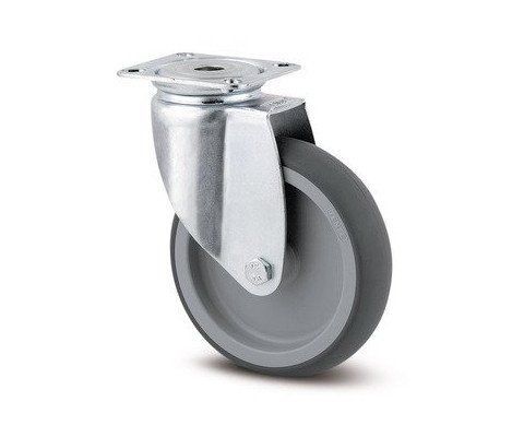 Kolečko přístrojové otočné 150mm plotýnka