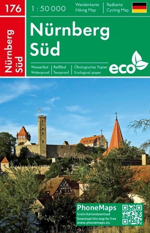 PhoneMaps 176 Nürnberg 1:50 000 / Turistická mapa