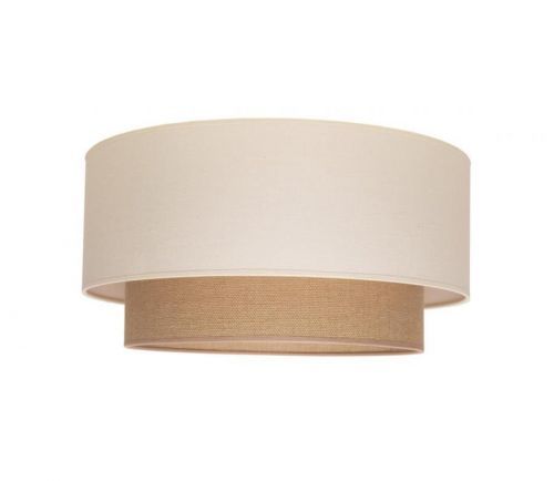 Stropní svítidlo BOHO 1xE27/15W/230V pr. 45 cm béžová/hnědá