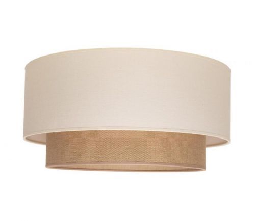 Stropní svítidlo BOHO 3xE27/15W/230V pr. 60 cm béžová/hnědá