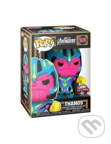 Funko POP & Tee: Marvel - Thanos BlackLight special edition (velikost trička L)