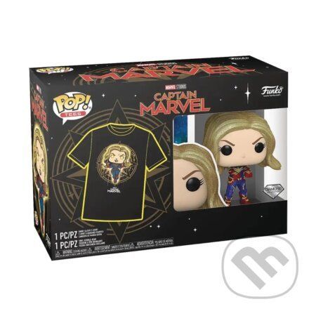 Funko POP & Tee: Marvel - Captain Marvel (velikost trička L)