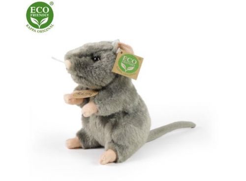PLYŠ Myš 16cm sedící Eco-Friendly *PLYŠOVÉ HRAČKY*