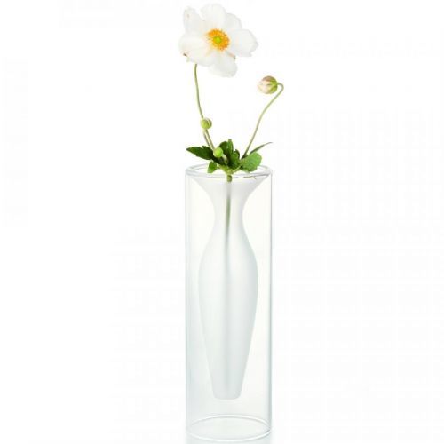Váza ESMERALDA Philippi 20 cm bílá