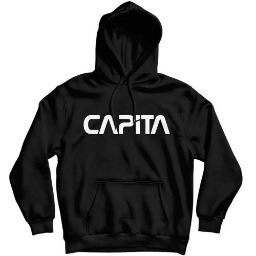 mikina CAPITA - Skull Hoodie- Hooded Fleece (BLACK)