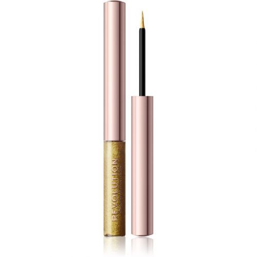 Makeup Revolution Ultimate Lights metalická linka na oči odstín Gold Gleam 2,4 ml