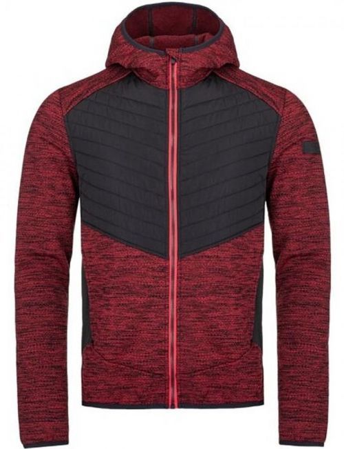 Pánský outdoorový svetr LOAP GAEFRED Červená/Černá