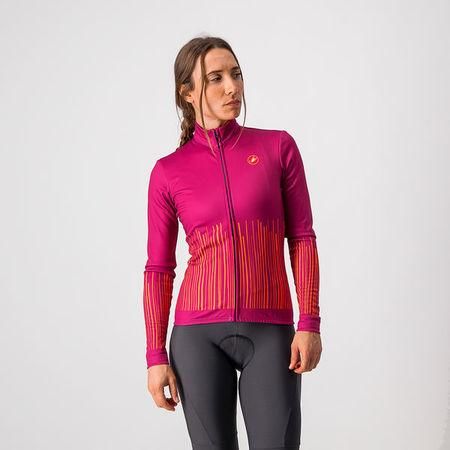 Castelli – dámský dres Sorpresa, magenta/orange M