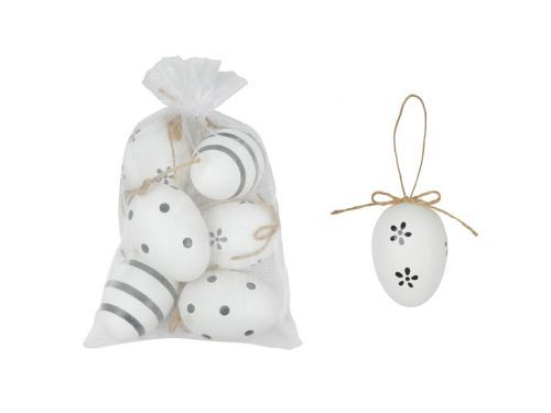 MFP 2221572 Vajíčka plast 6cm/6ks BLW sáček