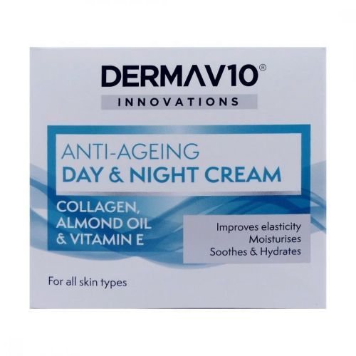 DermaV10 (UK) DERMAV10 INNOVATIONS ANTI-AGEING DAY&NIGHT CREAM Denní a noční krém proti stárnutí 50ml DERMAV10 INNOVATIONS ANTI-AGEING DAY&NIGHT CREA…