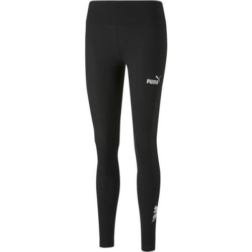 Puma POWER GRAPHIC LEGGINGS Dámské legíny, černá, velikost XL