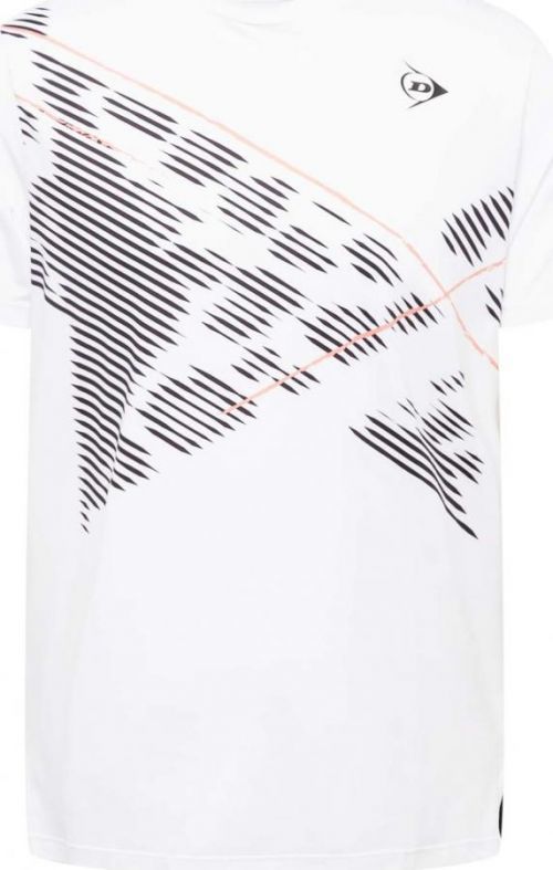 DUNLOP Funkční tričko 'Game' korálová / černá / bílá