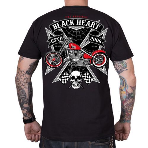 BLACK HEART Iron černá - XL