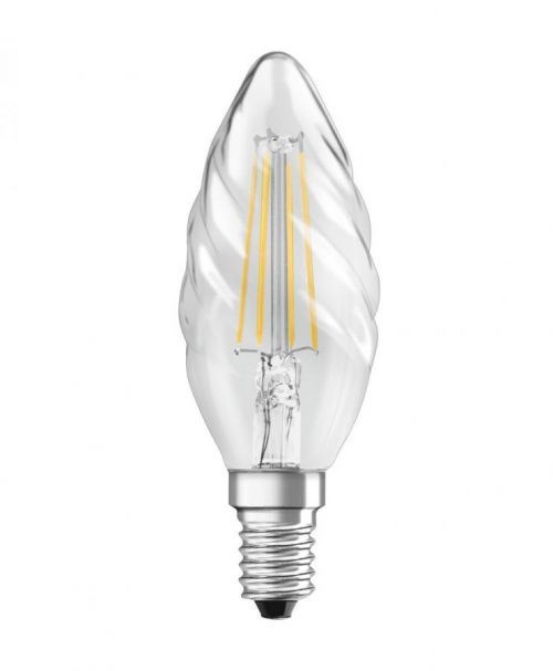 LED žárovka LED E14 BW35 3,4W = 40W 470lm 2700K Teplá bílá 300° CRI90 Filament OSRAM SUPERSTAR+ Stmívatelná OSRSTAK2120