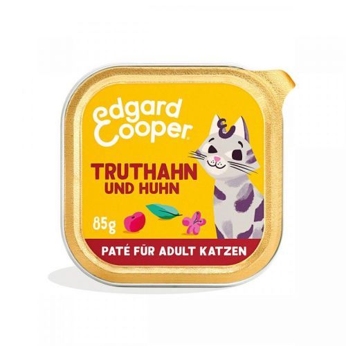 Edgard & Cooper Paté krocan a kuře z volného chovu 16 × 85 g