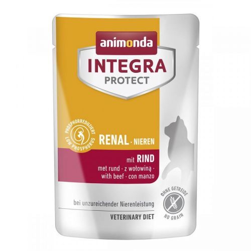 animonda INTEGRA PROTECT Adult Renal ledviny s hovězím masem 24 × 85 g 24x85g