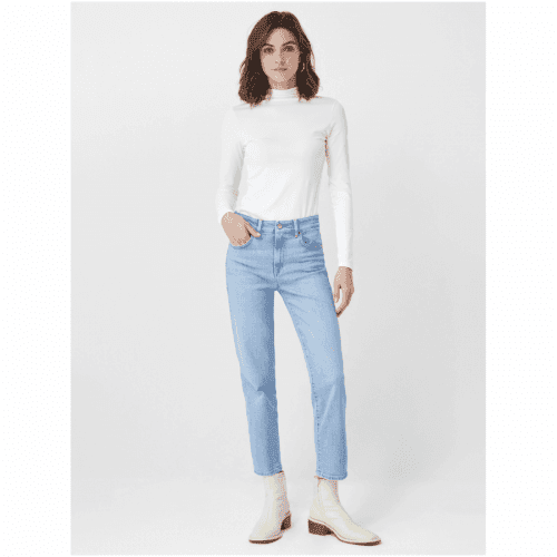 Světle modré dámské zkrácené slim fit džíny Salsa Jeans - Dámské