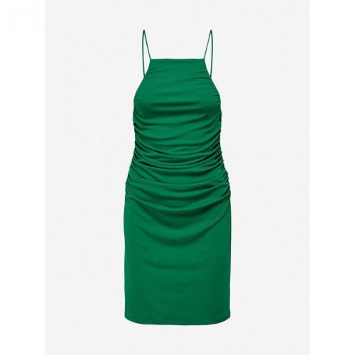 Zelené pouzdrové basic šaty JDY Farah - Dámské