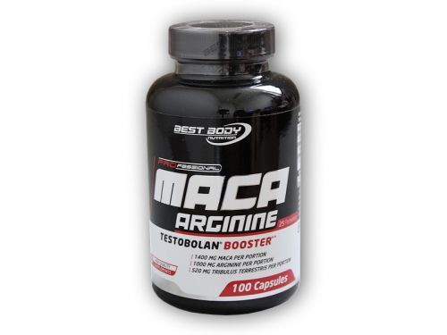 Best Body Nutrition Professional Maca Arginine testobolan 100 cps