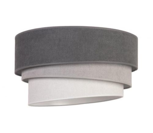 Stropní svítidlo TRIO 1xE27/15W/230V pr. 45 cm antracit/šedá/bílá