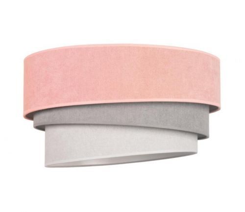 Stropní svítidlo TRIO 1xE27/15W/230V pr. 45 cm růžová/šedá/bílá