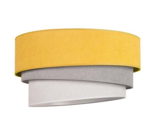 Stropní svítidlo TRIO 1xE27/15W/230V pr. 45 cm žlutá/šedá/bílá