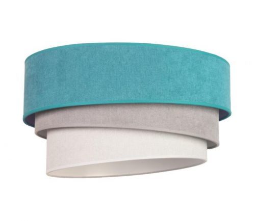 Stropní svítidlo TRIO 1xE27/15W/230V pr. 45 cm tyrkysová/šedá/bílá