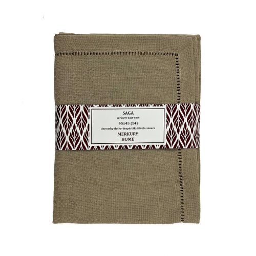 Ubrus SAGA béžový 45x45 easy care