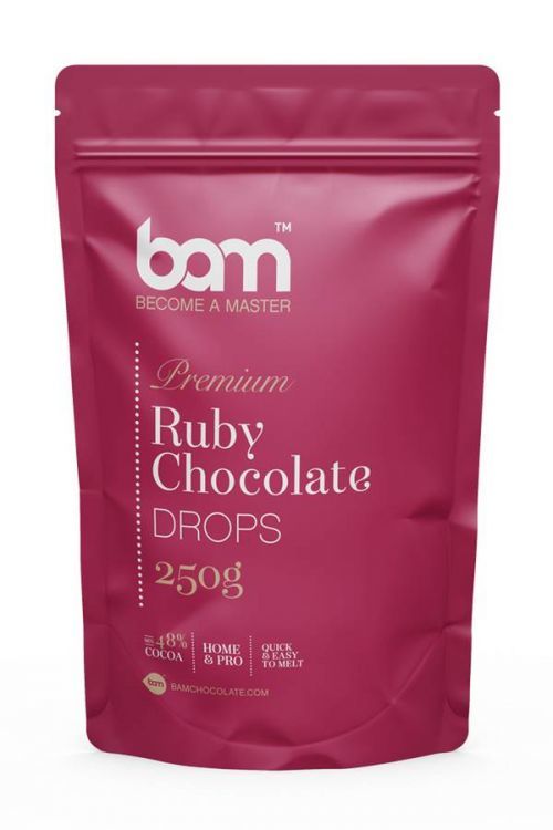 Čokoláda ruby 250g - BAM