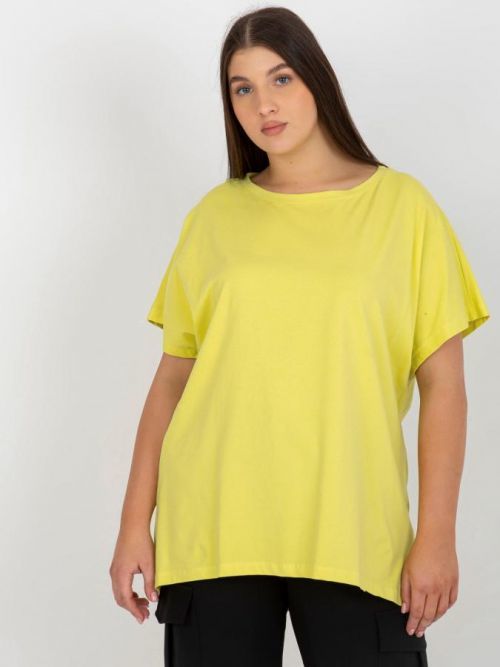Limetkové dámské tričko VI-BZ-239.19-limon Velikost: ONE SIZE