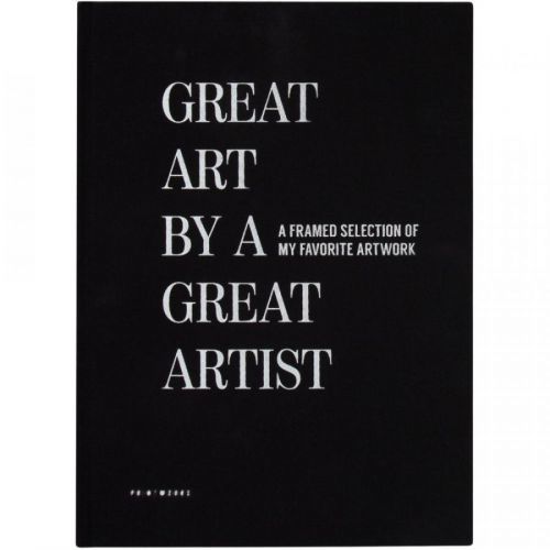Frame rezervovat GREAT ART Printworks Černá