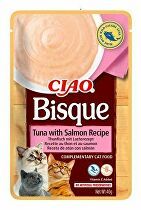 Churu Cat CIAO Bisque Tuna with salmon Recipe 40g 5 + 1 zdarma