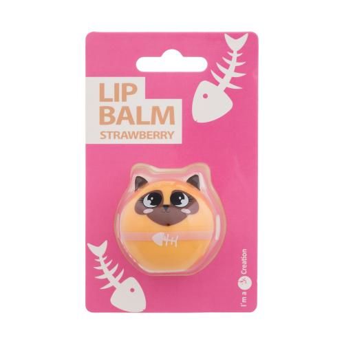 2K Cute Animals Lip Balm Strawberry 6 g balzám na rty pro ženy