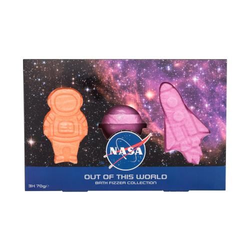 NASA Out Of This World Bath Fizzer Collection dárková kazeta pro děti bomba do koupele 3 x 70 g