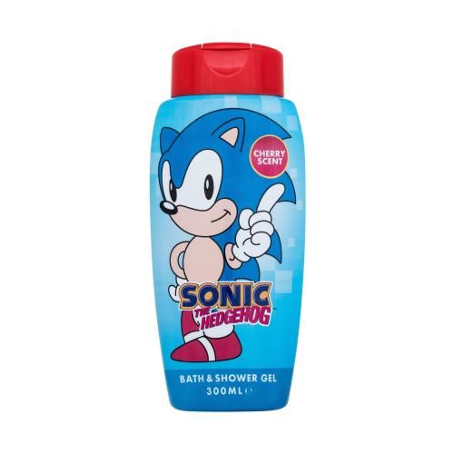 Sonic The Hedgehog Bath & Shower Gel 300 ml sprchový gel s višňovou vůní pro děti