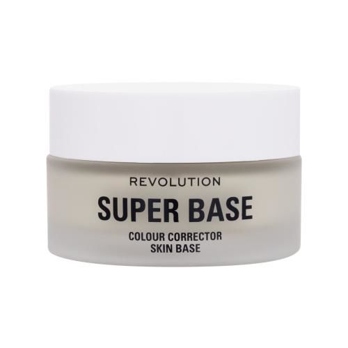 Makeup Revolution London Superbase Green Colour Corrector Skin Base 25 ml podkladová báze pod make-up proti zarudnutí a pigmentovým skvrnám pro ženy