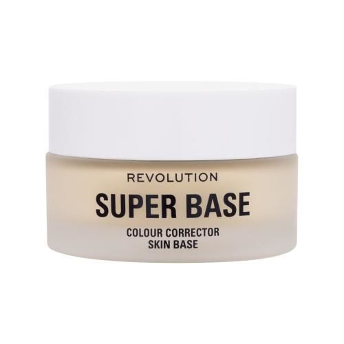 Makeup Revolution London Superbase Yellow Colour Corrector Skin Base 25 ml rozjasňující podkladová báze pod make-up pro ženy