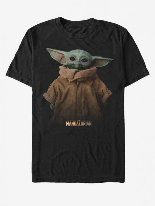 ZOOT.Fan Baby Yoda Mandalorian Star Wars Triko Černá