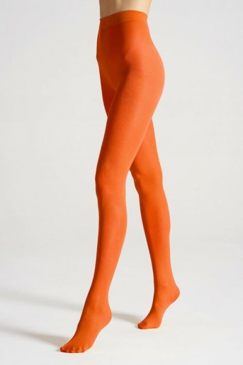 Oranžové punčochy Satin 40DEN