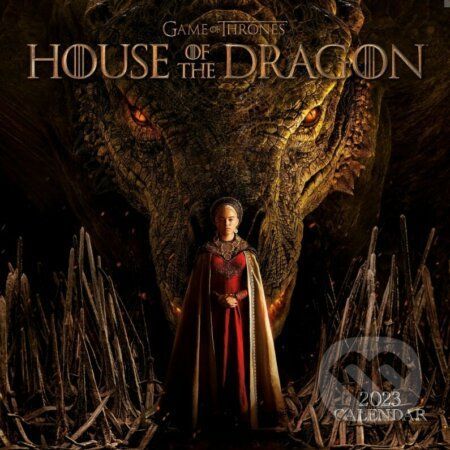 Oficiálny nástenný kalendár 2023 House of The Dragon - Rok draka
