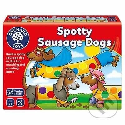 Spotty Sausage Dogs (Puntíkovaní jezevčíci) - Orchard Toys