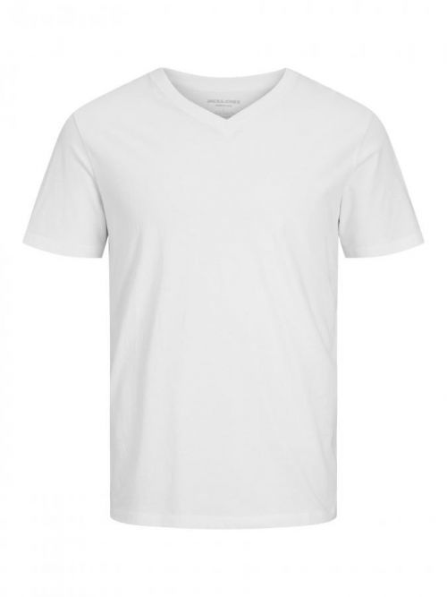 Jack&Jones Pánské triko JJEORGANIC Standard Fit 12156102 White L