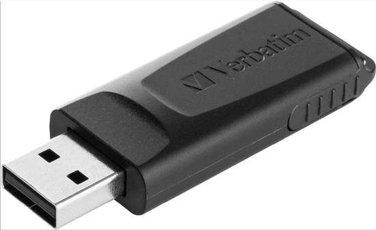 Akce!!! VERBATIM STORE N GO USB 2.0 DRIVE SLIDER 64GB BLACK, 98698
