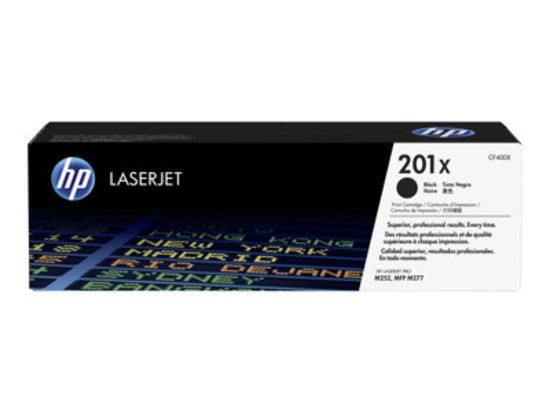 Toner HP 201X černá, veliká až 2800 stran A4, pro HP CLJ M252, M277, M274 BLACK, CF400X