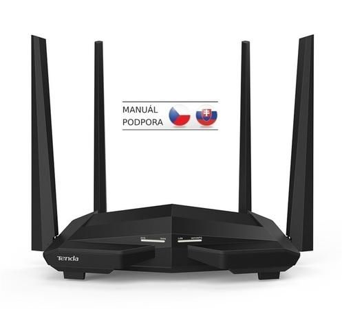 Tenda AC10 WiFi AC Router 1200Mb/s, 1x GWAN, 3x GLAN, VPN server/klient, WISP, Universal Repeater, AC10