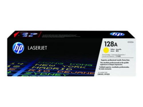 Toner HP CE322A 128A žlutý pro HP CLJ CM1415, CP1525 (cca 1300 str), CE322A